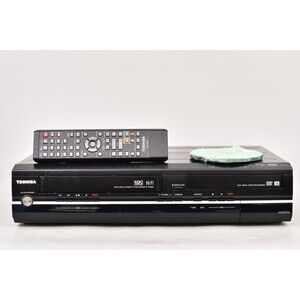 TESTED TOSHIBA D-VR660 HDMI DVD RECORDER/VCR COMBO VCR NOT WORKING
